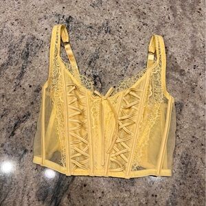 Victoria’s Secret Yellow Lace Bralette